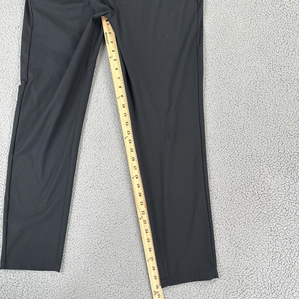 NWT Fabletics The Don Trouser Pants Men 34x32 Black Slim Fit Water Resistant